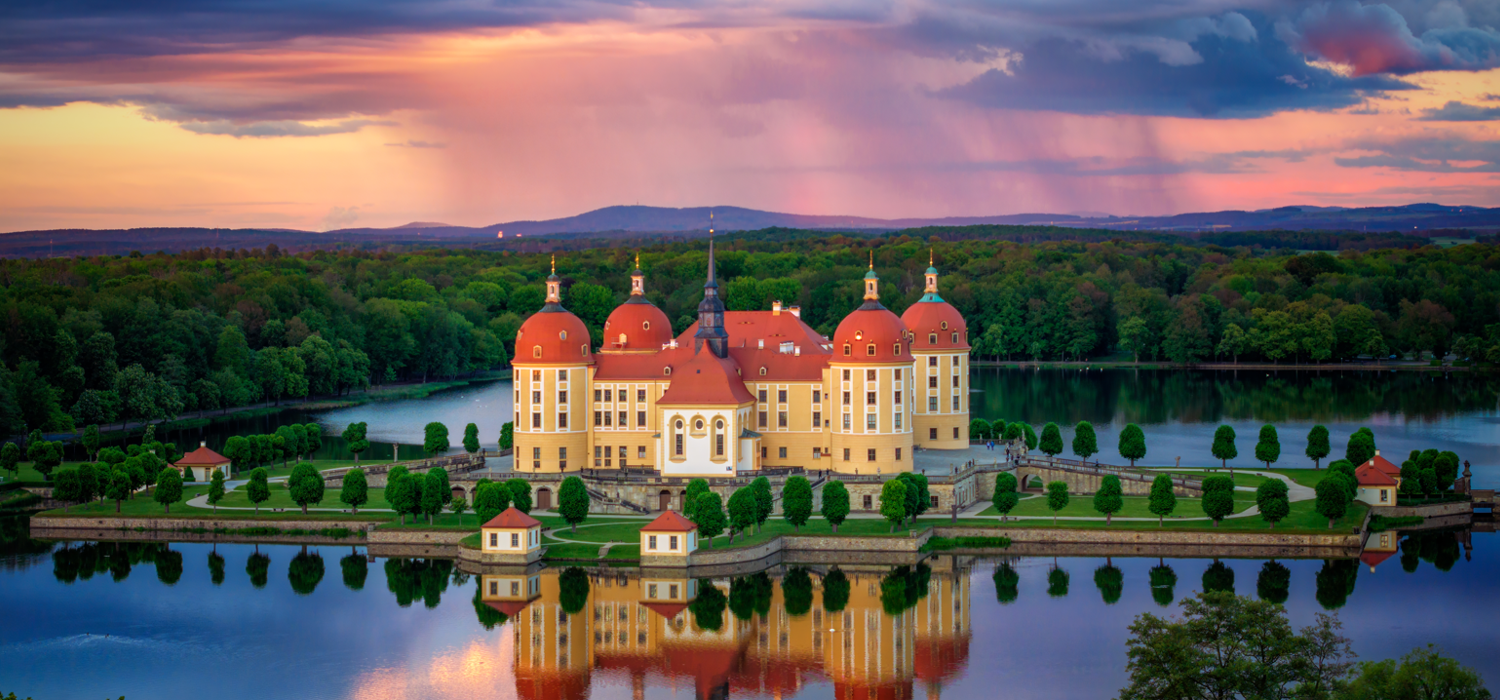 Moritzburg Castle - the most beautiful moated castle in Saxony